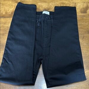 J. Crew Women's High Rise Toothpick Jeans in Black